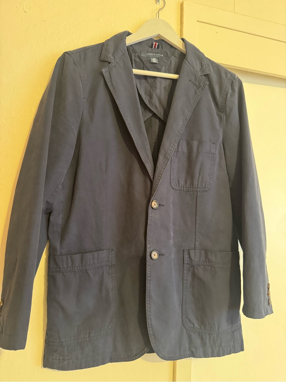 Tommy Hilfiger Navy Lightweight Shirt Jacket
